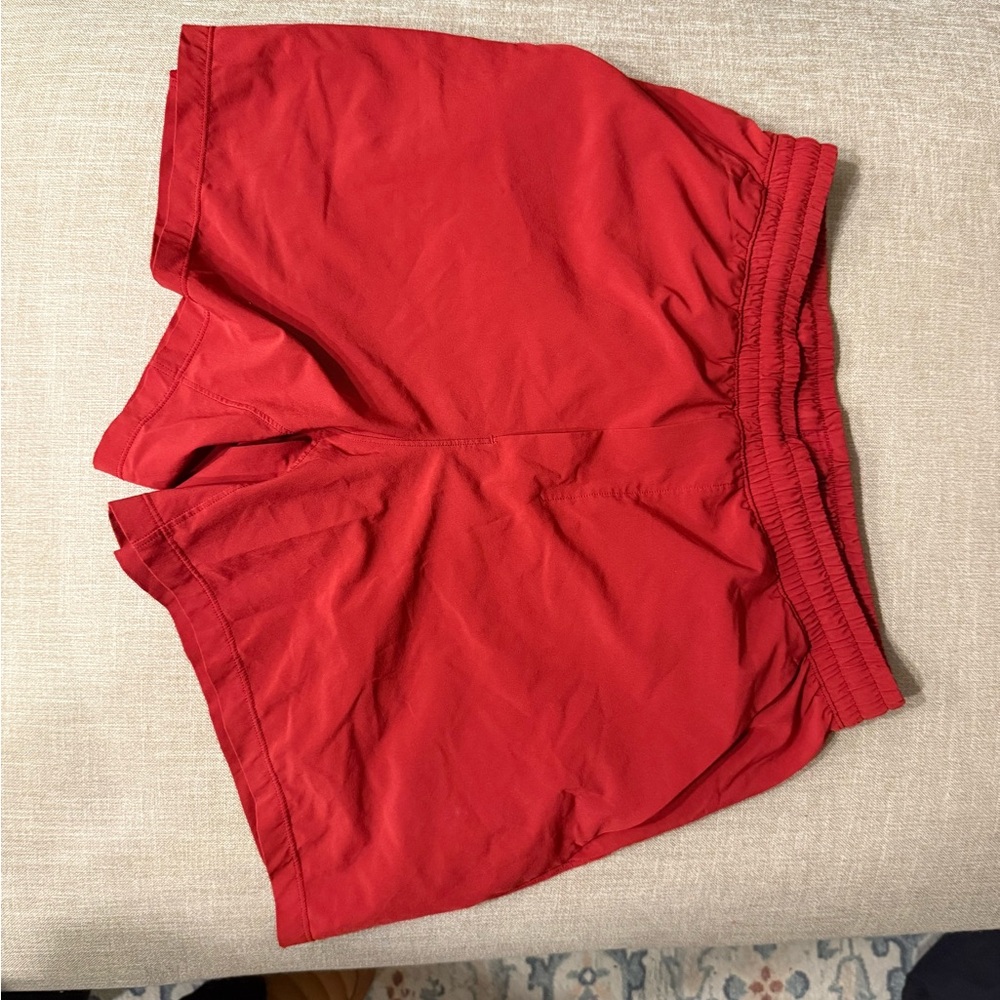 Lululemon red shorts
